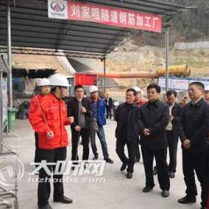 泸州市政协主席会议成员视察泸州高铁项目 力争2020年通车