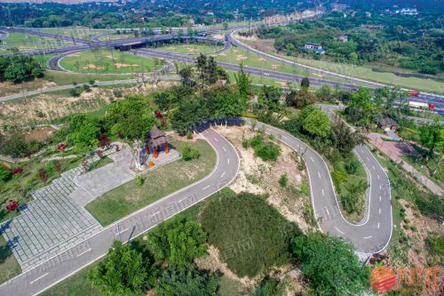 俯瞰泸州植物园