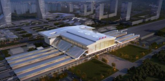 采用高架桥设计 泸州城北高铁站最新设计图出炉