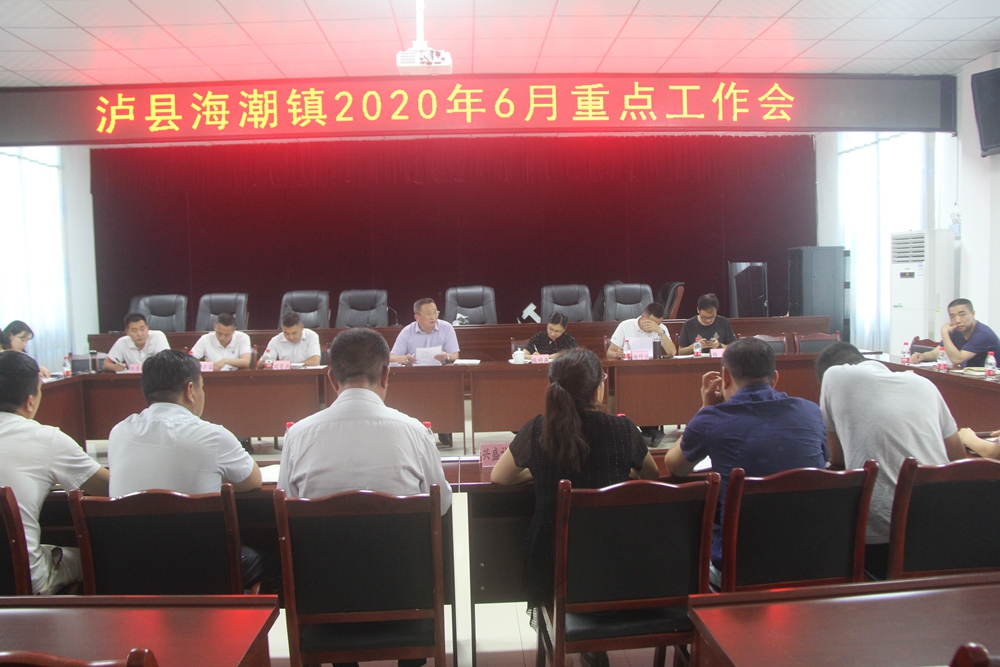 海潮镇召开6月重点工作会