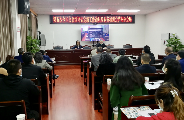 泸州市组织参加四川省第五次全国文化馆评估定级工作动员及业务培训视频会议