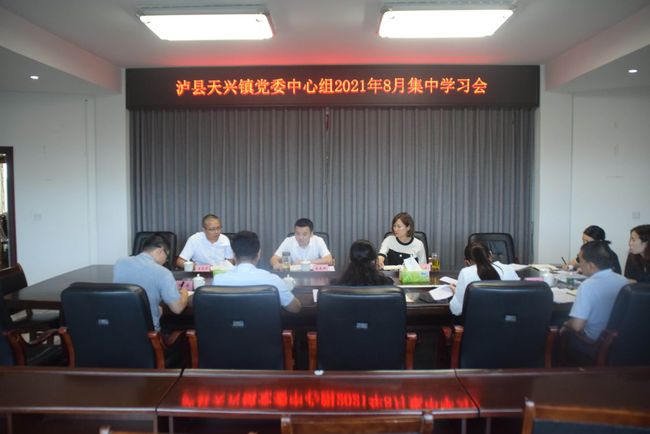 天兴镇召开党委中心组集中学习会