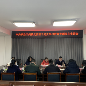 天兴镇召开2021年度党史学习教育专题民主生活会