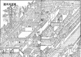 清光绪时期泸州城图